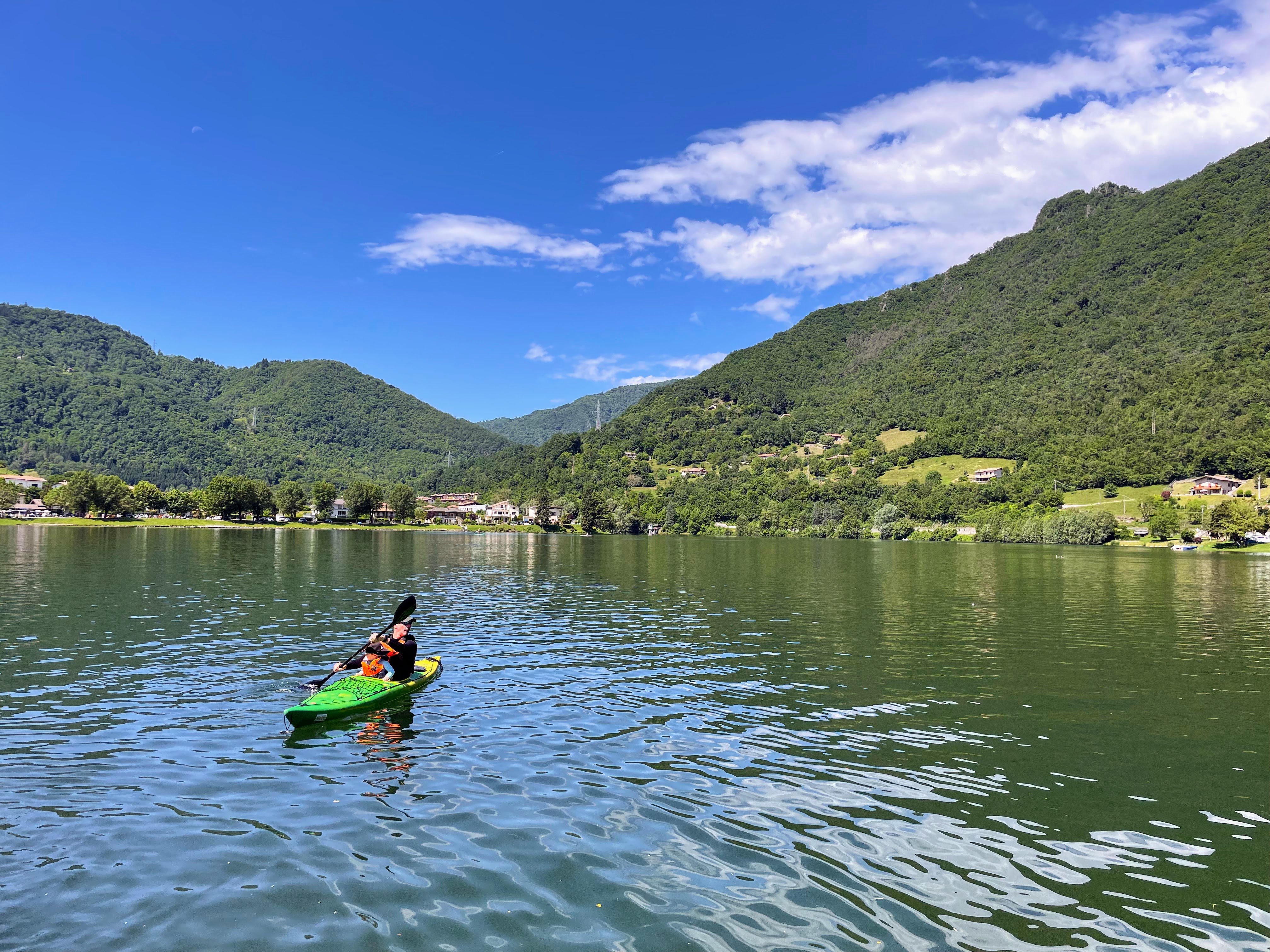Me and My Son Kayaking Together