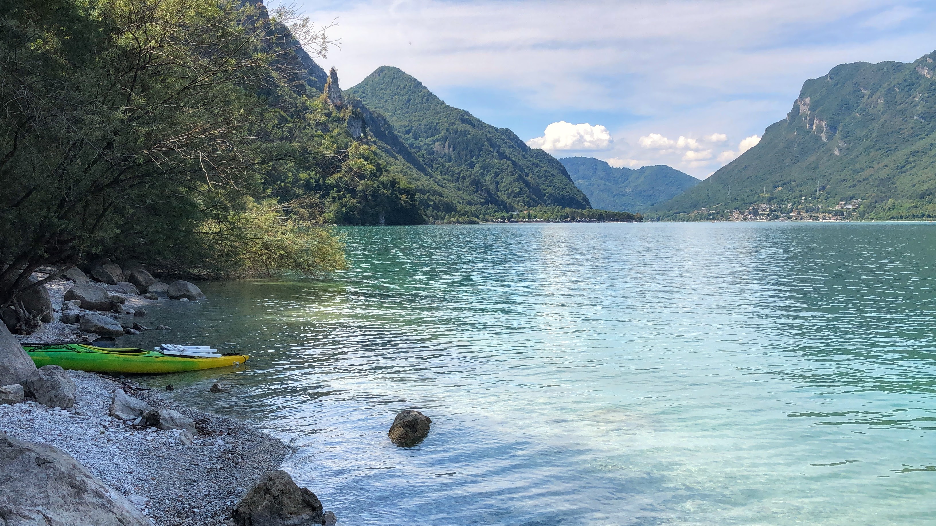 Beach Reached by Kayak